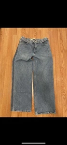 Vintage GAP Super Wide Leg Jeans Made in USA W33 L32 Y2K Baggy Denim - Picture 1 of 5