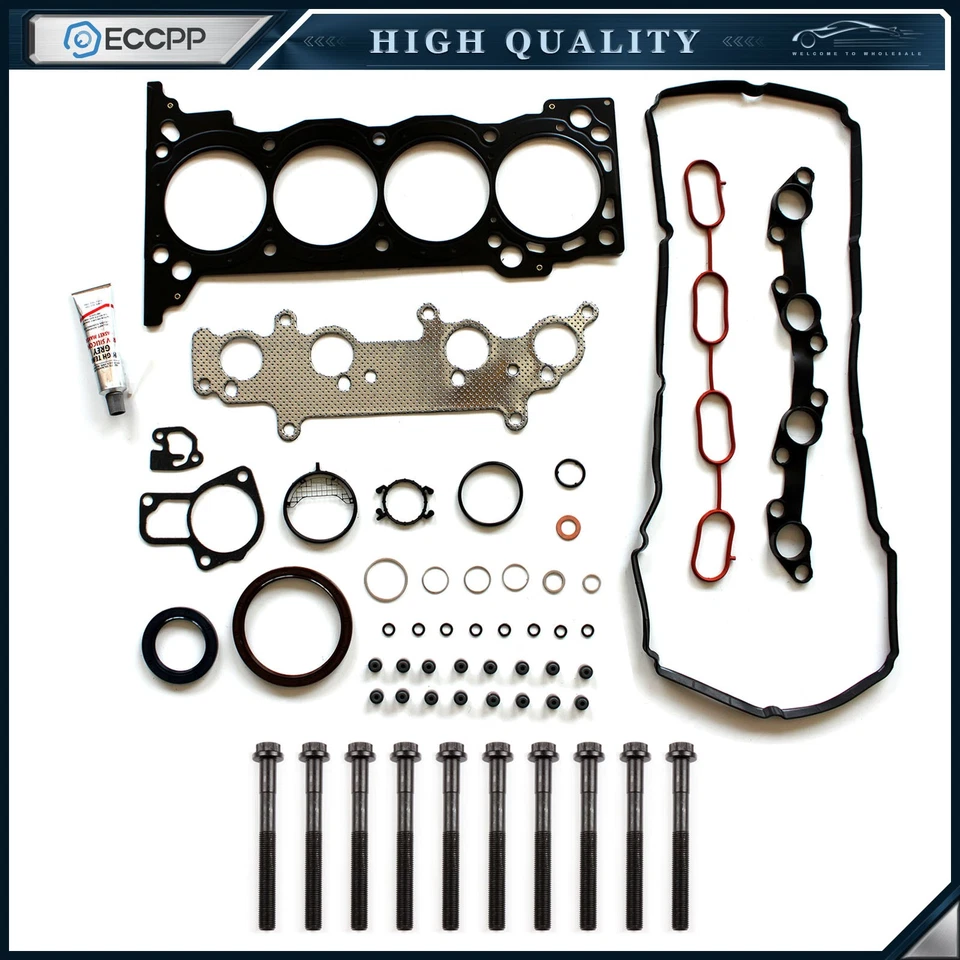 Juego de pernos de junta de culata 2005-2015 para Toyota 4Runner Tacoma 2,7 L DOHC 2TRFE Foto 1 de 4