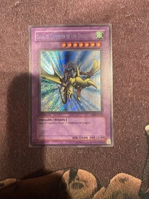 Yu-Gi-Oh!TCG Gaia the Dragon Champion Legend of Blue Eyes White Dragon *SPANISH* - Image 1 of 4