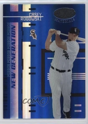 2005 Leaf Certified Materials Mirror Blue /50 Casey Rogowski #204 Rookie RC - Image 1 of 2