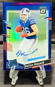 2022 Panini Donruss Optic DALTON KINCAID Rookie Purple Prizm Auto #33/35 - Picture 1 of 2