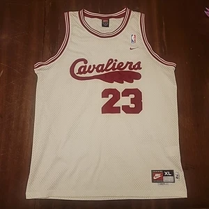 Vintage 2003 Nike LeBron James 1972 CLEVELAND CAVALIERS NBA Swingman Team JERSEY - Picture 1 of 11