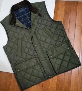 Chaleco Polo Ralph Lauren Acolchado Verde Oliva Para Hombre Talla XL Hebilla Correa Chaleco - Imagen 1 de 11