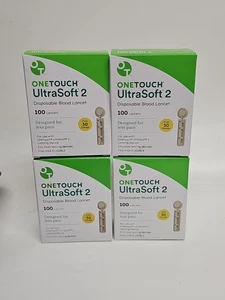 4 Cajas OneTouch Delica Plus 30G Lancetas (Pack de 100 Unidades) - Imagen 1 de 5