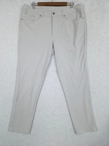 Lululemon Chino Hose Herren Größe 35x29 ABC Pant Slim Grau Warpstreme M5AD8S - Bild 1 von 9