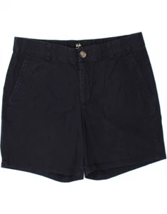 DOCKERS Womens Chino Shorts US 8 Medium W30 Navy Blue Cotton AM06 - Picture 1 of 3