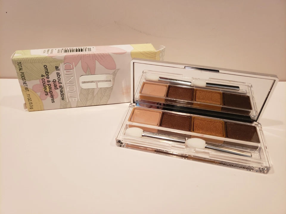 Clinique MORNING JAVA 03 All About Shadow Quad Full Size .11 oz