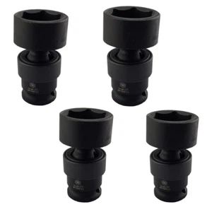 Britool Hallmark 3/8"D Flexi Swivel Joint Impact Sockets 14mm 17mm 18mm 21mm - Picture 1 of 1