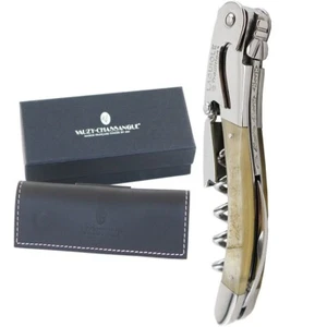 Laguiole Tradition Ram Horn Handle Double Lever Corkscrew - Picture 1 of 3