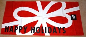 NIKE HAPPY HOLIDAYS TELA AÑOS 90 36" POR 72" TIENDA EXHIBICIÓN BANNER RARO - Imagen 1 de 1