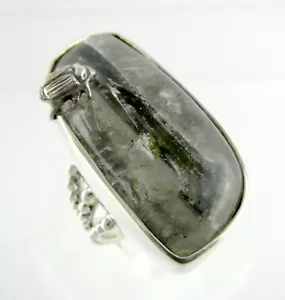 Anello Stephen Dweck Argento Sterling Tormalina Verde Quarzo OOAK Taglia 7,25 54 g - Foto 1 di 24