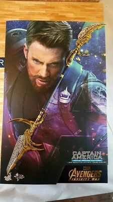 Hot Toys MMS481 Vengadores Capitán América 1/6 Figura Lanza Misteriosa ¡Solo arma! Foto 1 de 4