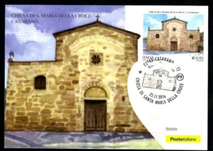 Italia 2016 : Casarano ( Lecce ), Santa Maria della Croce - Cartolina filatelica - Picture 1 of 1