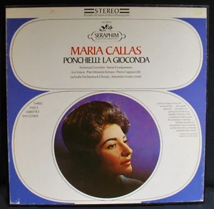 MARIA CALLAS: Ponchielli La Gioconda~SERAPHIM #SIC-6031~ 3 Record Box Set - Picture 1 of 3