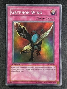 Yu-Gi-Oh! TCG SDP-050 Gryphon Wing 1st Edition Super Rare Trap NM - Picture 1 of 2