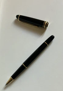 MONTBLANC MEISTERSTÜCK Rollerball Classic Schwarz-Gold, Top-Zustand, neue Mine! - Bild 1 von 12