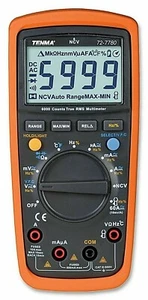 72-7780 - Handheld Digital Multimeter, 6000 Count, True RMS, Auto, Manual Range - Picture 1 of 1