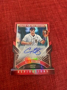 Alex Bregman 2015 elite extra edition aspirations auto autograph #3 99/100 - Picture 1 of 2