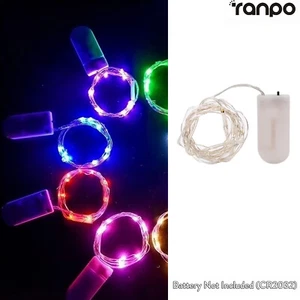 Mini LED Fairy String Light 1M 2M 3M Pink/Purple/Blue/Green/Red/Yellow Wedding - Picture 1 of 18