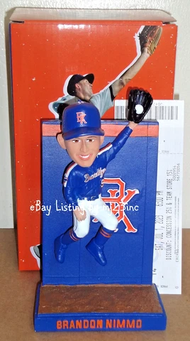 2023 CATCH BRANDON NIMMO BOBBLEHEAD w/TICKET BROOKLYN CYCLONES SGA NEW YORK METS Cover