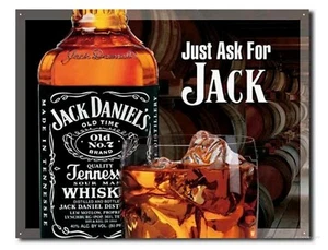 Whiskey Schild 30 x 40 cm groß Or. USA Werbung Jack Daniel`s licensed *986 - Bild 1 von 5