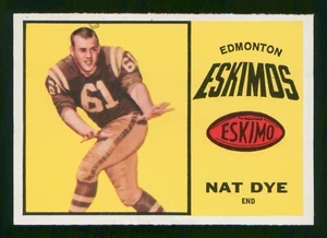 NAT DYE 1964 TOPPS CFL 64 NO 28 NRMINT+ 75601 - Bild 1 von 2