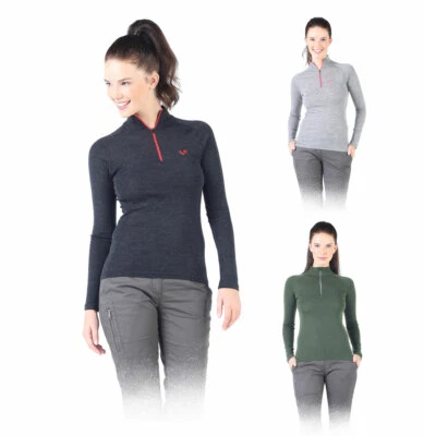 Funktionsshirt - 100% Merinowolle - Baselayer - Damen  l  Woolona - Bild 1 von 4