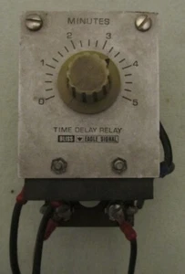 Bliss Eagle Signal 78-0-C-05589 Time Delay Relay - 5 Min, 115 V/5 A - Untested - Picture 1 of 6