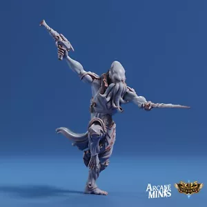 Mind Flayer Fighter 1b | Dungeons and Dragons Cuthari Illithid D&D Miniatur - Bild 1 von 3