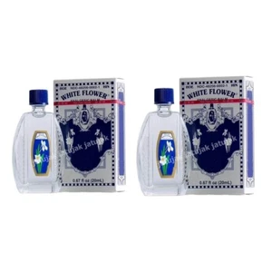 2X Hoe Hin White Flower Oil Pak Fah Yeow 20ml - Picture 1 of 3