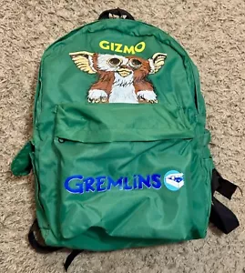 Mochila vintage Gremlins verde Gizmo 1984 Warner Bros. - Imagen 1 de 5