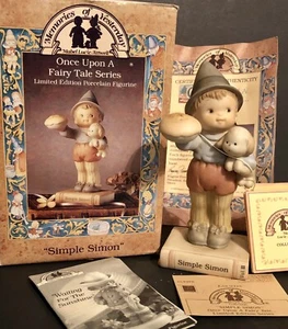 Figura Simple Simon Memories Yesterday Fairy Tale 1992 ENESCO edición limitada nueva en caja - Imagen 1 de 8