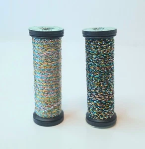 Lot / 2 Kreinik Metallic Blending Filament Sewing Thread Embroidery Needlepoint - Picture 1 of 1