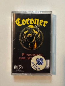 Coroner Punishment For Decadence Thrash Metal Cassette 1993 Noise SEALED - Picture 1 of 4