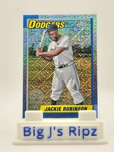 2025 Topps 1990 Throwback Chrome Mojo Jackie Robinson SSP - Picture 1 of 2