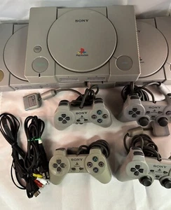 Sony PlayStation1 PS1 Console Controller Tested Various Models Colors  Japan - Picture 1 of 54