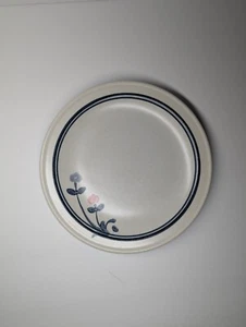 7" Round Vintage Pfaltzgraff Stoneware Windsong Dessert Bread Plates Single - Picture 1 of 12