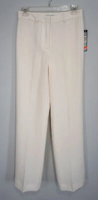 Nuevo Pantalón de Vestir Tahari Marfil Blanco Isabella Carrera Talla 2 Foto 1 de 4