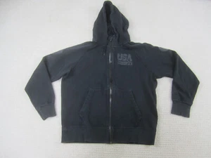 Nike Jacket Teen Boys XL Fleece Zip Up Hoodie Sportswear Graphic USA Basketball - Picture 1 of 12