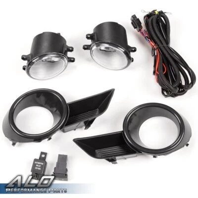 Fit For Toyota 08-2011 Highlander Clear Bumper Driving Fog Lights+Bracket+Switch - Image 1 of 4