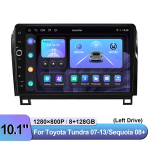Unidad principal Android13 de 10,1" con perilla de volumen Plug&Play para Toyota Sequoia 2008-2018 - Imagen 1 de 15