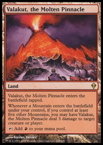 MTG VALAKUT, THE MOLTEN PINNACLE EXC - VALAKUT, THE FUSO PINNACOLO - ZEN - Bild 1 von 1