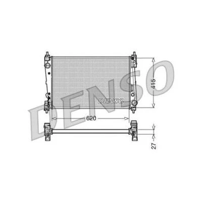 DENSO DRM09111 RADIATOR, ENGINE COOLING FOR ABARTH,ALFA ROMEO,FIAT,LANCIA,OPEL,V - Image 1 of 3
