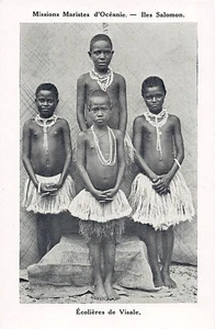 Solomon Islands - Schoolgirls of Visale - Publ. Marist Missions in Oceania - Picture 1 of 2