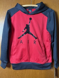 Air Jordan Jumpman Therma Fit Red And Black Boys Hoodie Size Medium NWT - Picture 1 of 4