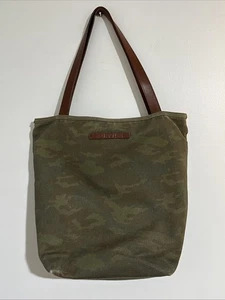 VINTAGE ORVIS GRÜN TARNFARBEN CANVAS LEDER BEUTELTASCHE HERGESTELLT IN USA - Bild 1 von 6