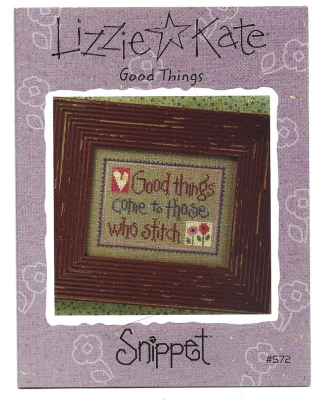 Good Things Snippet Lizzie Kate Cross Stitch Pattern #572 - Image 1 of 1