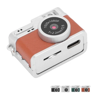 Kleine Retro -Vintage -Kamera Eingebaute LED -Licht Tragbarer Einfacher - Bild 1 von 4