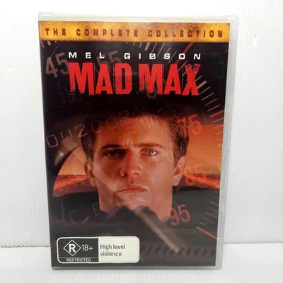 Mad Max The Complete Collection DVD PAL Region 4 Mel Gibson Classic Action - Image 1 of 4