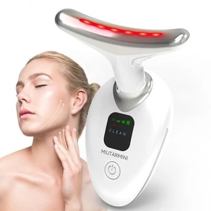Facial Massager for Face and Neck, Red-Light-Therapy-for-Face White - Picture 1 of 6